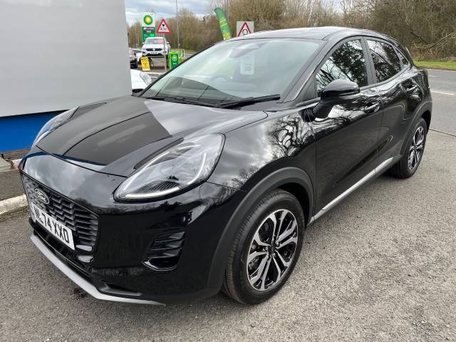 Ford Puma 1.0 EcoBoost Hybrid mHEV Titanium 5dr Hatchback Petrol Agate Black