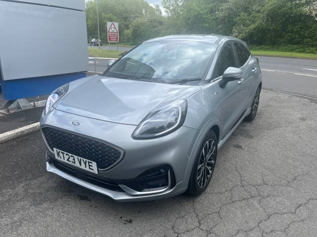 Ford Puma 1.0 EcoBoost Hybrid mHEV ST-Line Vignale 5dr Hatchback Petrol Solar Silver