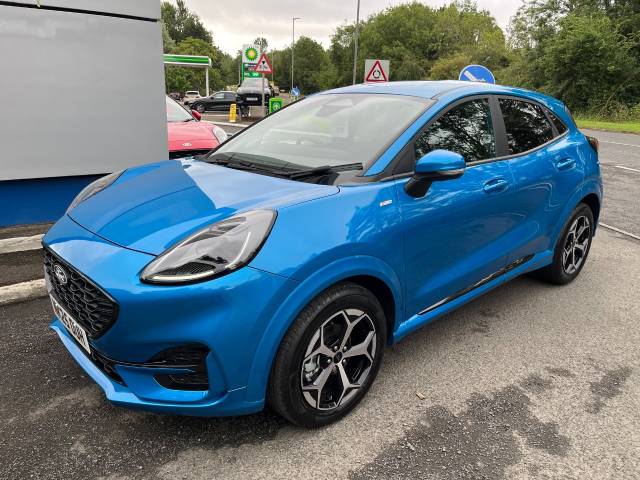 Ford Puma 1.0 EcoBoost Hybrid mHEV ST-Line 5dr DCT MPV Petrol Digital Aqua Blue