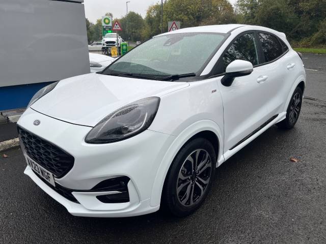 Ford Puma 1.0 EcoBoost Hybrid mHEV ST-Line 5dr Hatchback Petrol Frozen White