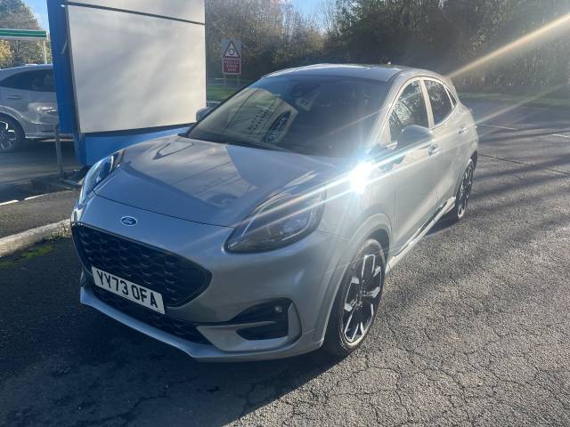 Ford Puma 1.0 EcoBoost Hybrid mHEV ST-Line X 5dr DCT Hatchback Petrol Solar Silver