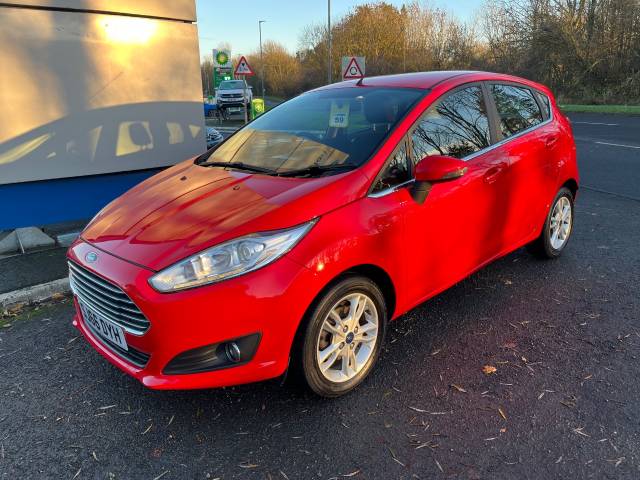 Ford Fiesta 1.0 EcoBoost Zetec 5dr Hatchback Petrol Race Red