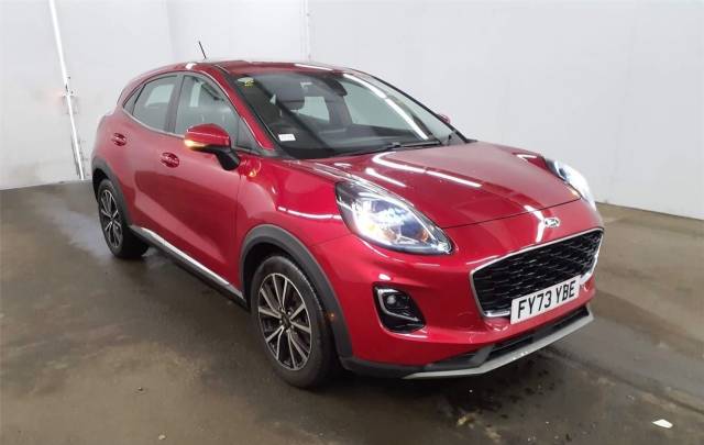 Ford Puma 1.0 EcoBoost Hybrid mHEV Titanium 5dr Hatchback Petrol Fantastic Red