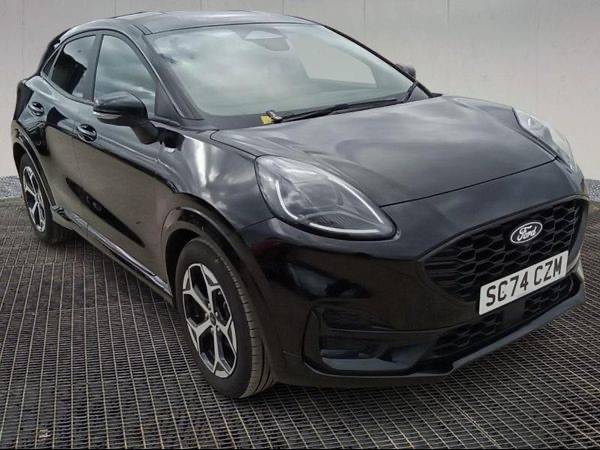 Ford Puma 1.0 EcoBoost Hybrid mHEV ST-Line 5dr DCT Hatchback Petrol Black