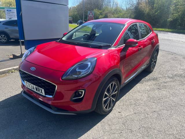 Ford Puma 1.0 EcoBoost Hybrid mHEV Titanium 5dr Hatchback Petrol Red