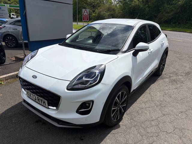 Ford Puma 1.0 EcoBoost Hybrid mHEV Titanium 5dr Hatchback Petrol White