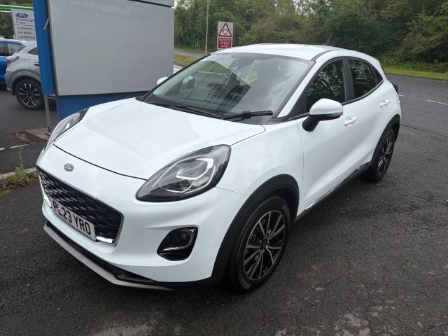 Ford Puma 1.0 EcoBoost Hybrid mHEV Titanium 5dr Hatchback Petrol White