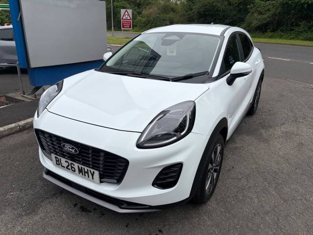 Ford Puma 1.0 EcoBoost Hybrid mHEV Titanium 5dr Hatchback Petrol Frozen White