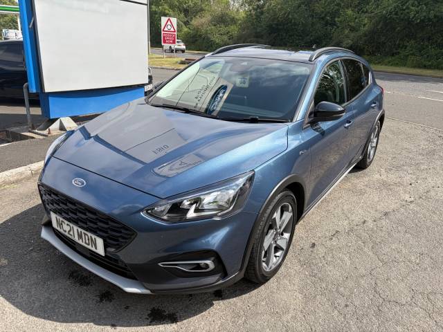 Ford Focus 1.0 EcoBoost Hybrid mHEV 125 Active Edition 5dr Hatchback Petrol Chrome Blue