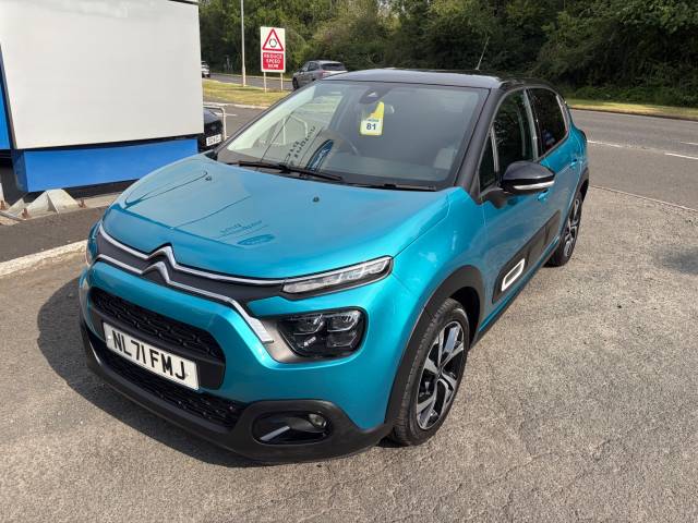 Citroen C3 1.2 PureTech 110 Shine Plus 5dr EAT6 Hatchback Petrol Blue