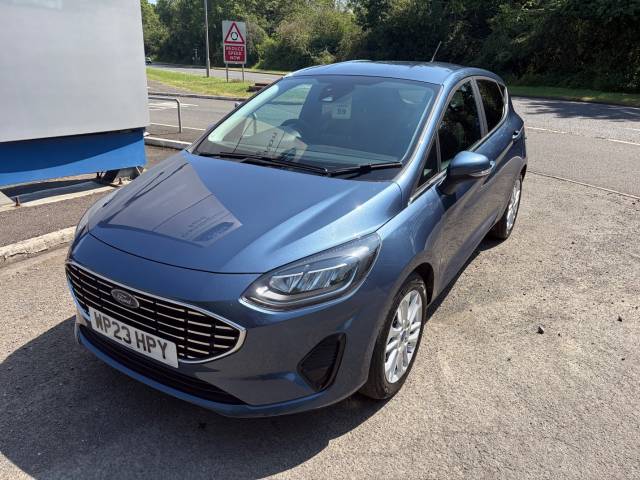 Ford Fiesta 1.0 EcoBoost Hybrid mHEV 125 Titanium 5dr Hatchback Petrol Chrome Blue