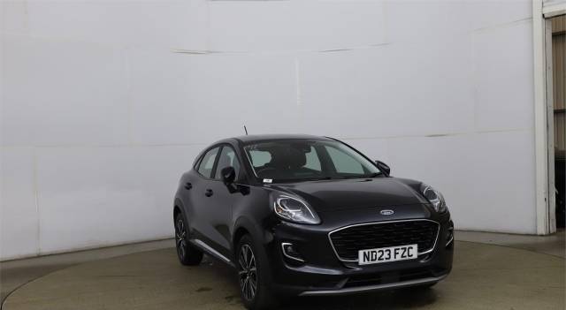 Ford Puma 1.0 EcoBoost Hybrid mHEV Titanium 5dr Hatchback Petrol Black