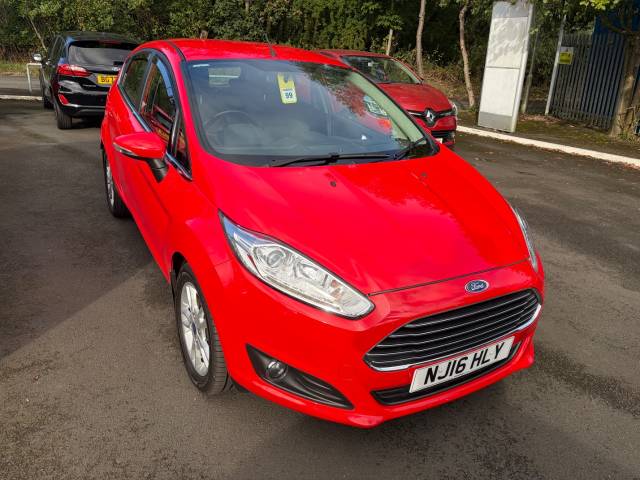 Ford Fiesta 1.0 EcoBoost Zetec 5dr Hatchback Petrol Race Red