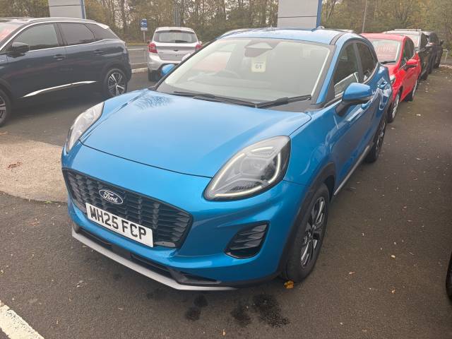 Ford Puma 1.0 EcoBoost Hybrid mHEV Titanium 5dr DCT Hatchback Petrol Digital Aqua Blue